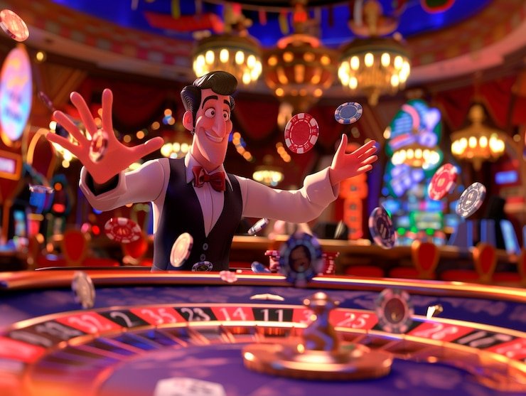 Antarmuka Live Casino candu777 di layar mobile menampilkan meja roulette dengan dealer langsung